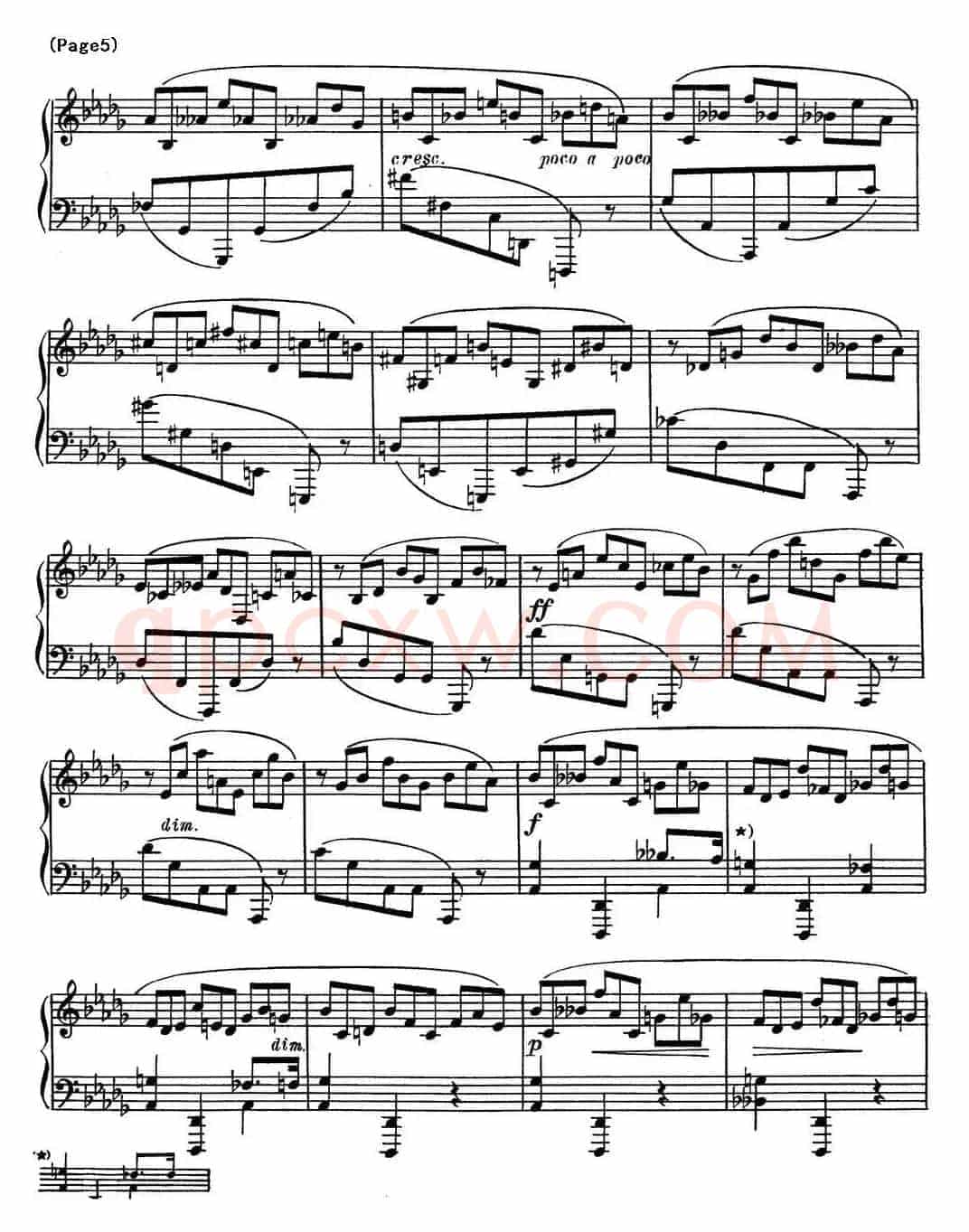 斯克里亚宾8首钢琴练习曲 Op42(No.1 Alexander Scriabin Etudes)