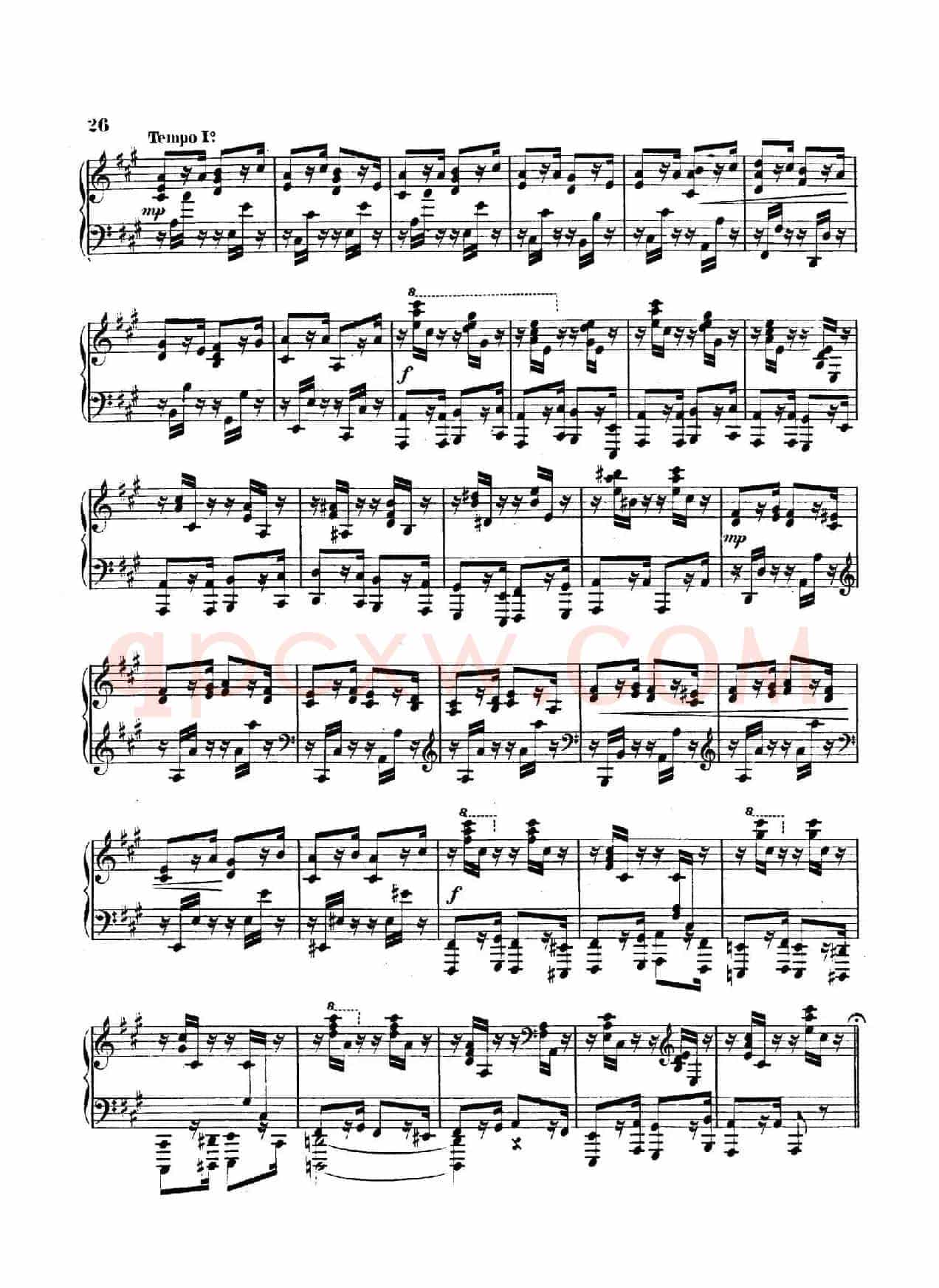 Variations on Yankee Doodle from Miscellenies Op.93(扬基嘟得主题变奏曲)