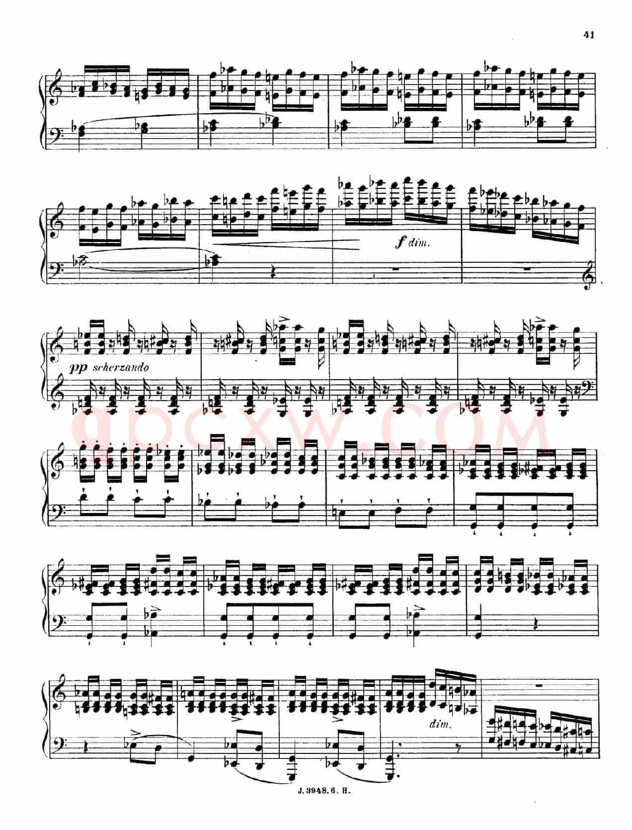 6 Etudes de Concert（6首音乐会练习曲·6）
