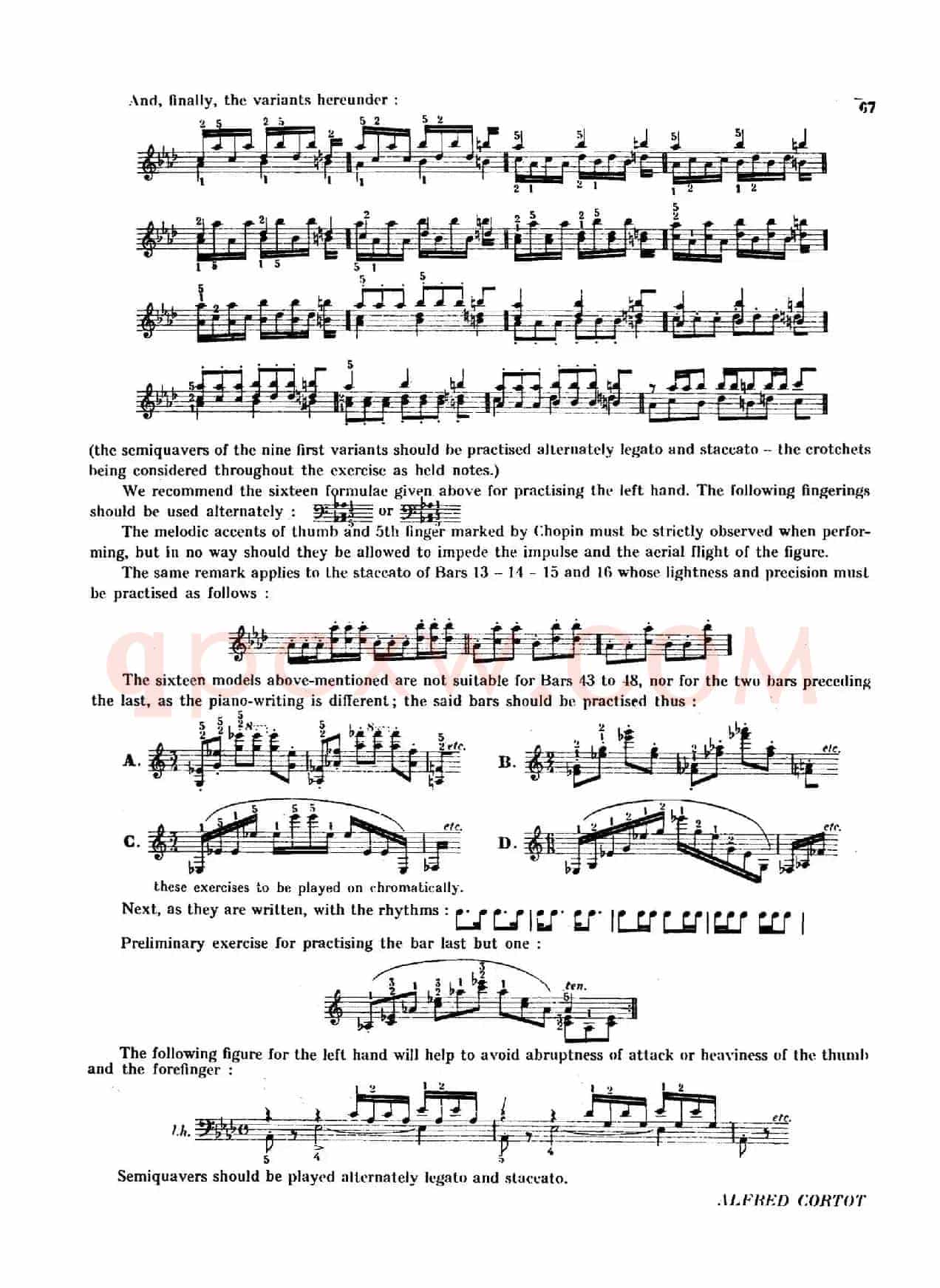 12 Etudes Op.10 柯尔托教学版（12首练习曲·10）