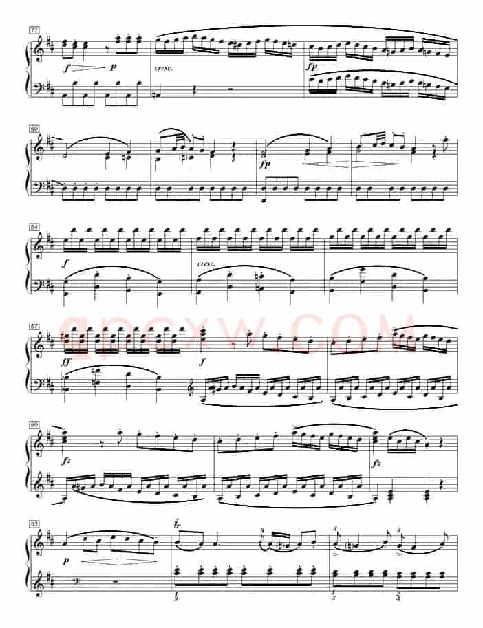 莫扎特D大调钢琴奏鸣曲K.284