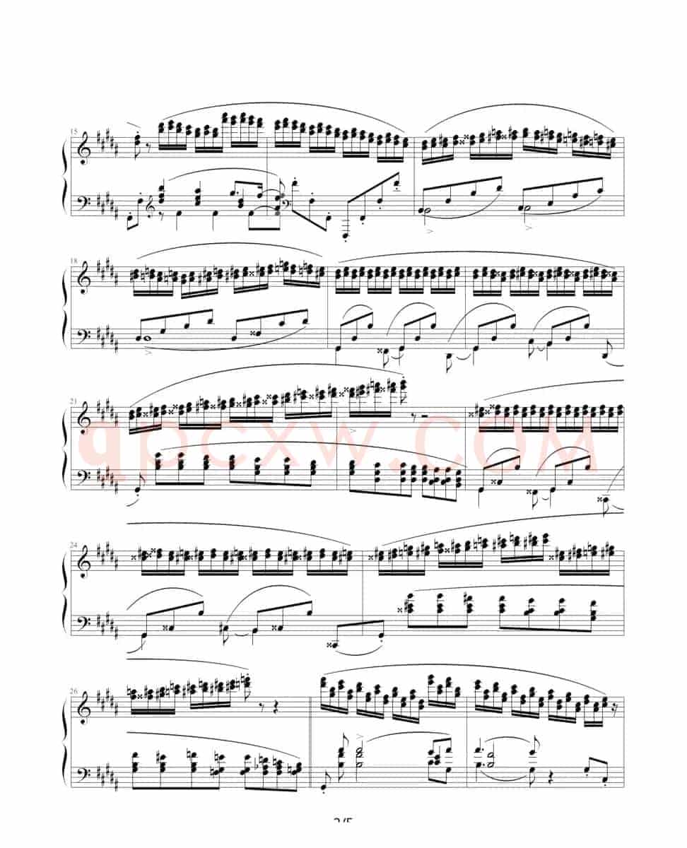 练习曲 Op.25  No.6