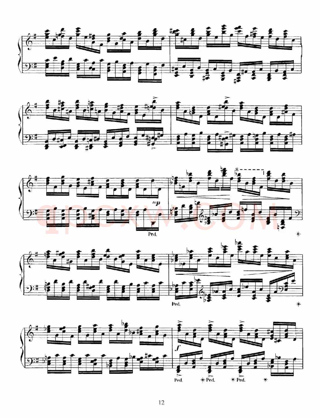 15 Etudes de Vortuosite Op.72(15首辉煌练习曲·3)