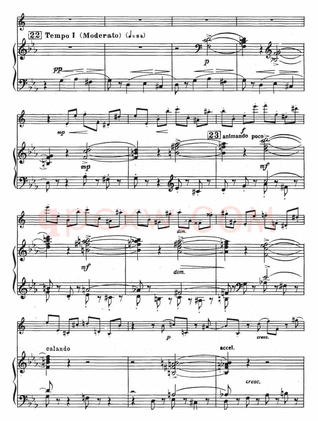 Glazunov Op.109（格拉组诺夫协奏曲Op.109）（萨克斯+钢琴伴奏）