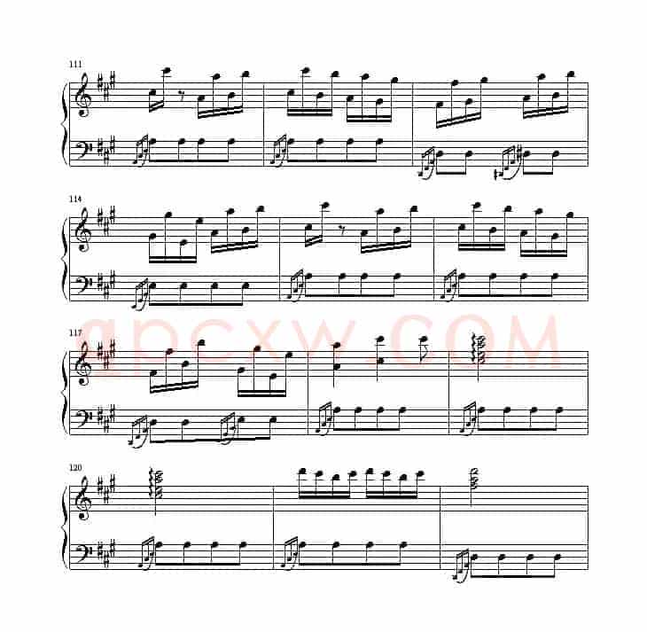 土耳其进行曲(还没考级记谱版)