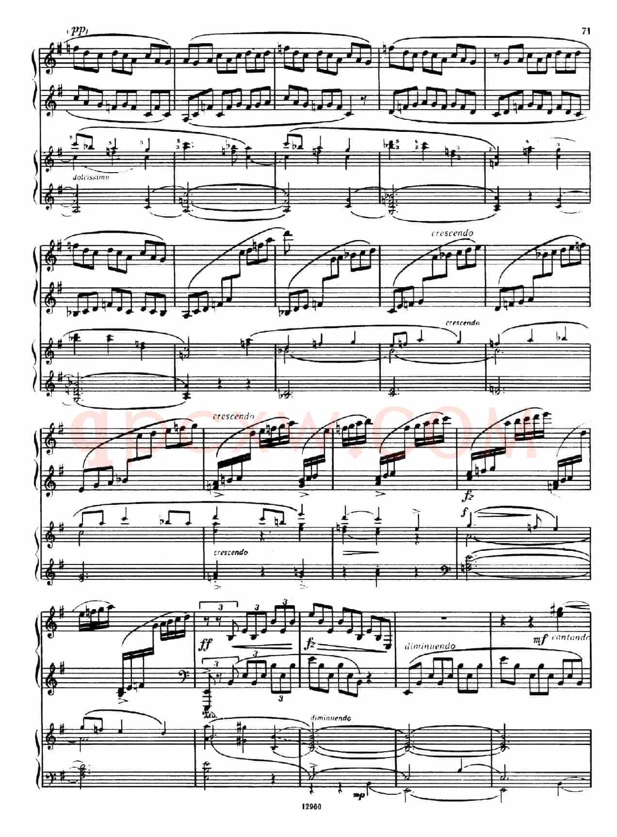 Piano Concerto No.2 in c Minor Op.50(c小调第二钢琴协奏曲·Ⅲ·双钢琴)