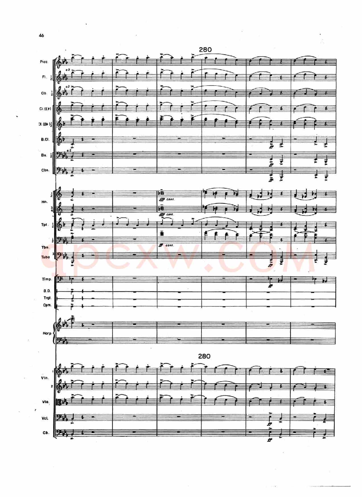 OVERTURE TO CANDIDE(《坎迪德》序曲)(交响乐总谱)