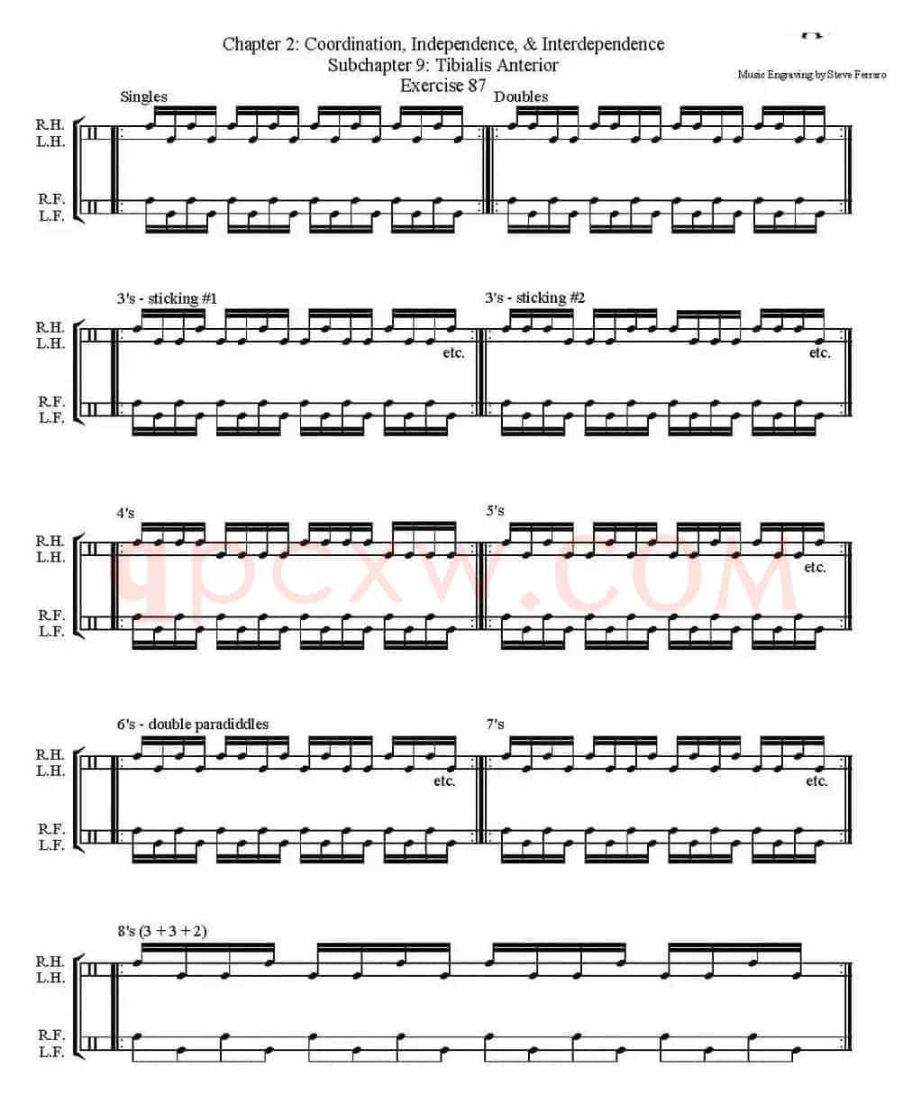Thomas Lang - Creative Coordination（架子鼓双踩教程P26-50）
