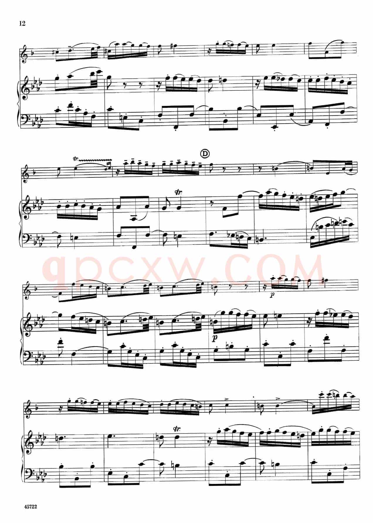 15首古典萨克斯独奏曲：2、Sicilienne and Allegro（中音萨克斯+钢琴伴奏）