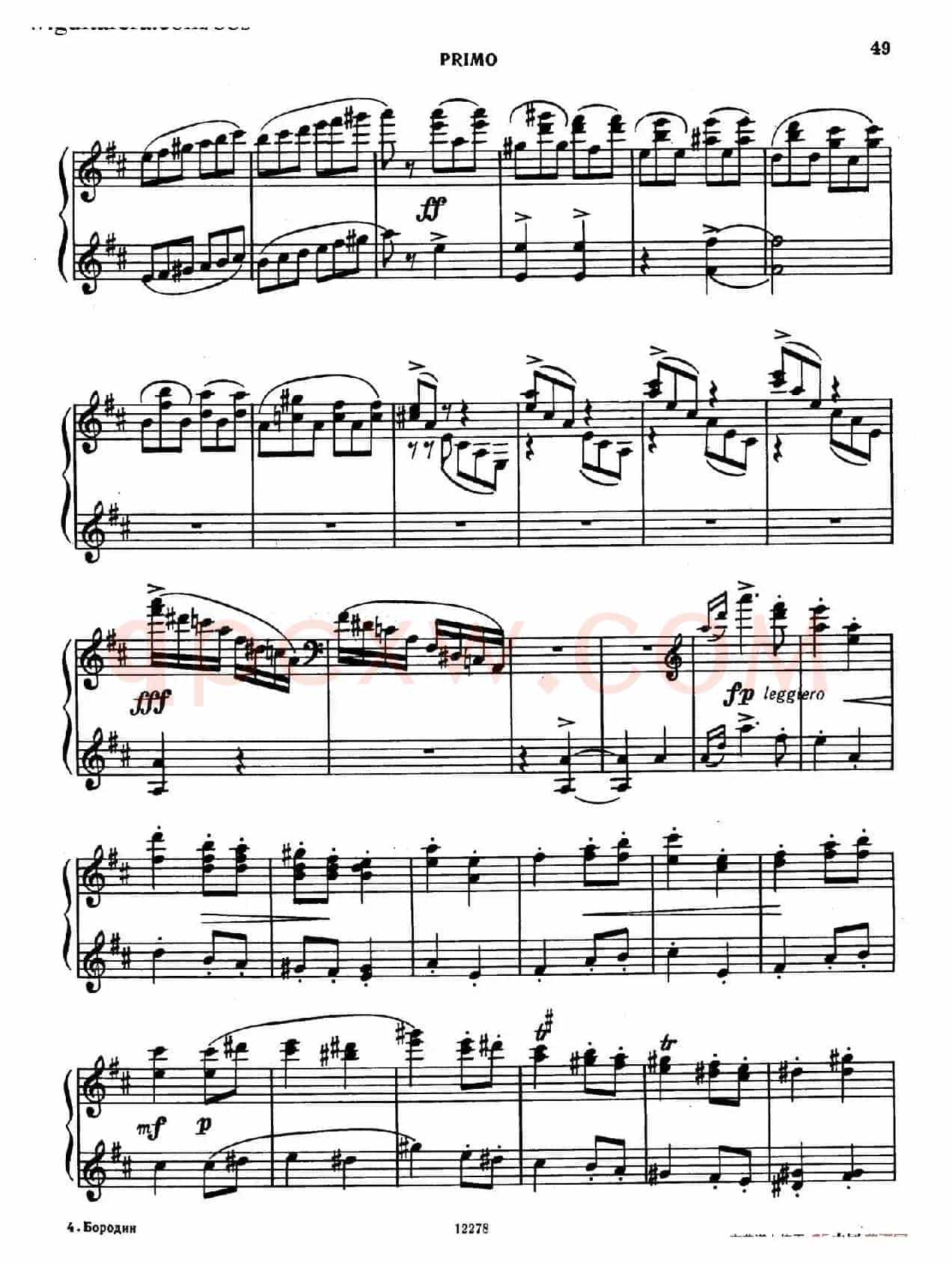 Tarantella in D Major(D大调塔兰泰拉舞曲·四手联弹)