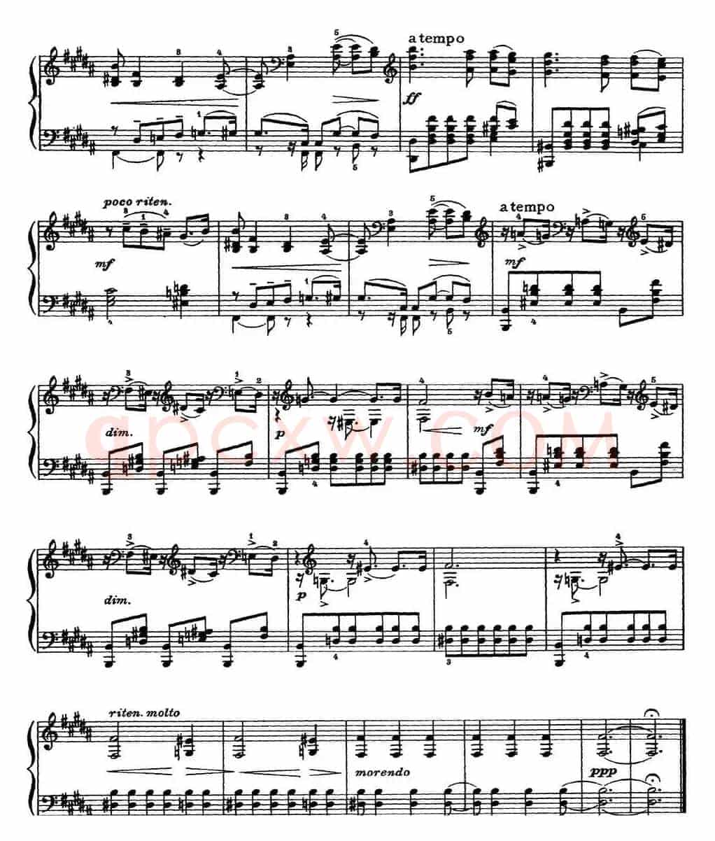 柴可夫斯基18首钢琴小品Op.72(8.Dialogue)