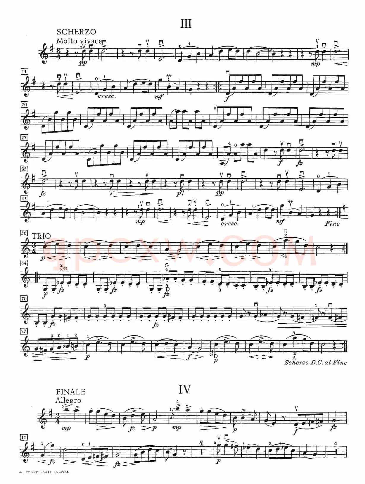 G大调小提琴小奏鸣曲 作品100（Sonatina G Major op.100）