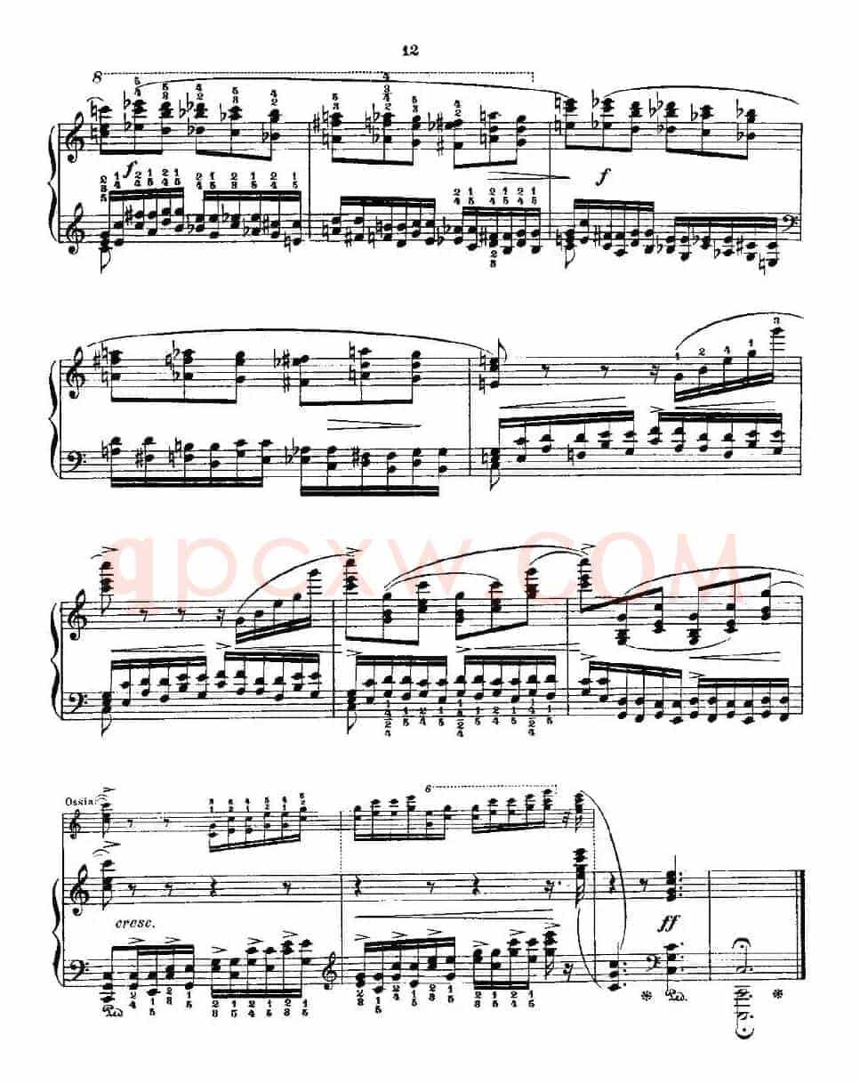 肖邦《练习曲》Fr.Chopin Op.10 No7-1