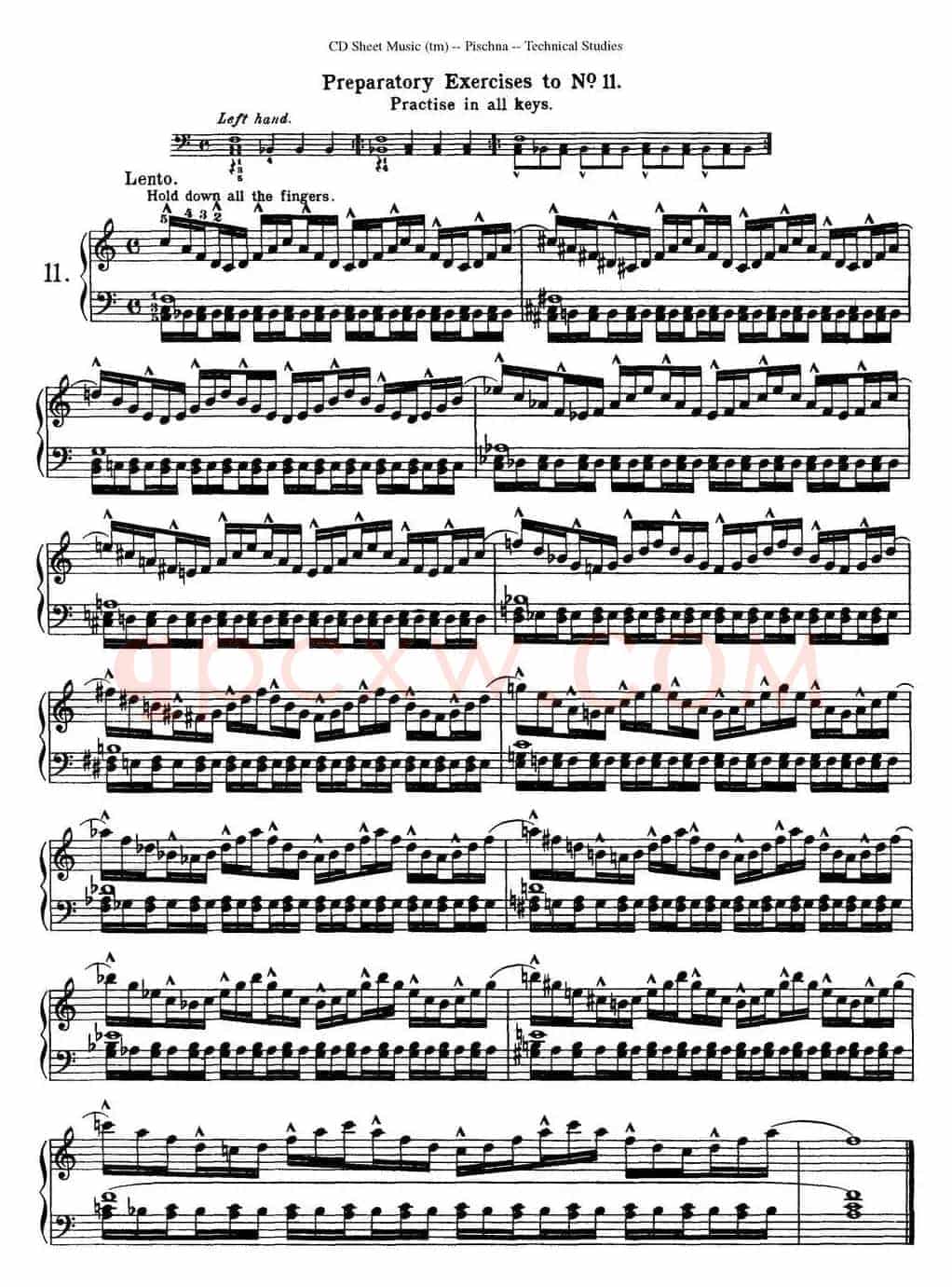 Technical Studies 60 Progressive Exercises (60首钢琴循序渐进练习曲 P21——30)
