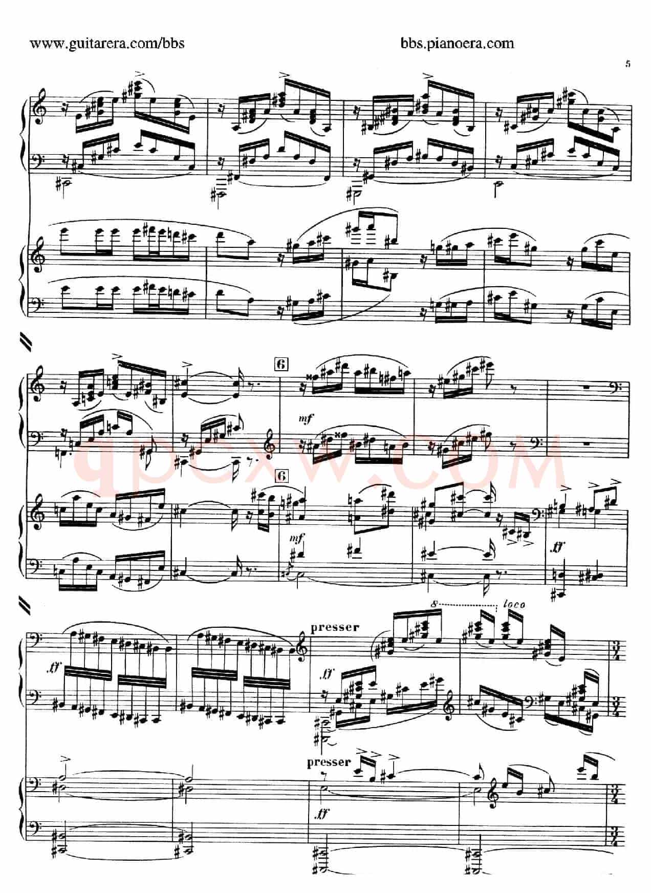 Piano Concerto in c-sharp Minor (升c小调钢琴协奏曲·第一乐章)