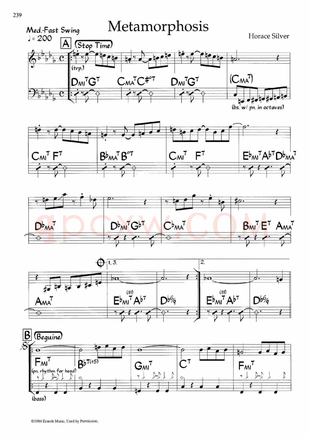 Metamorphosis（爵士钢琴曲）