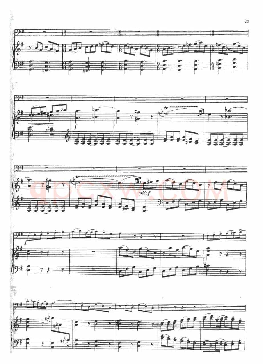 CONCERTINO（Ⅲ）（钢琴伴奏巴松协奏曲）
