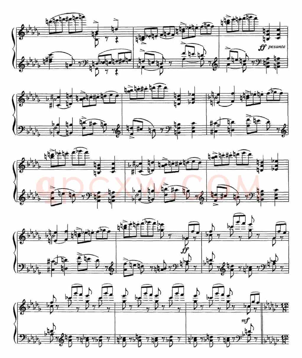 柴可夫斯基18首钢琴小品Op.72(10.Scherzo-fantaisie)