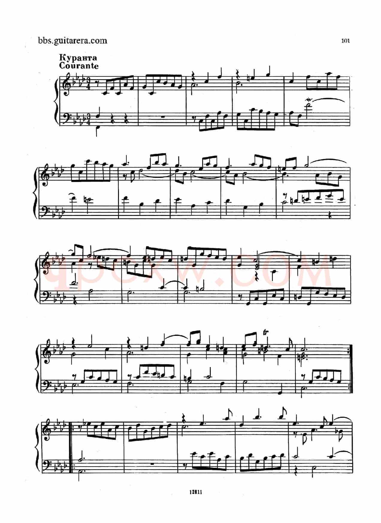 Suite No.8 in f Minor HWV 433(f小调第八组曲)