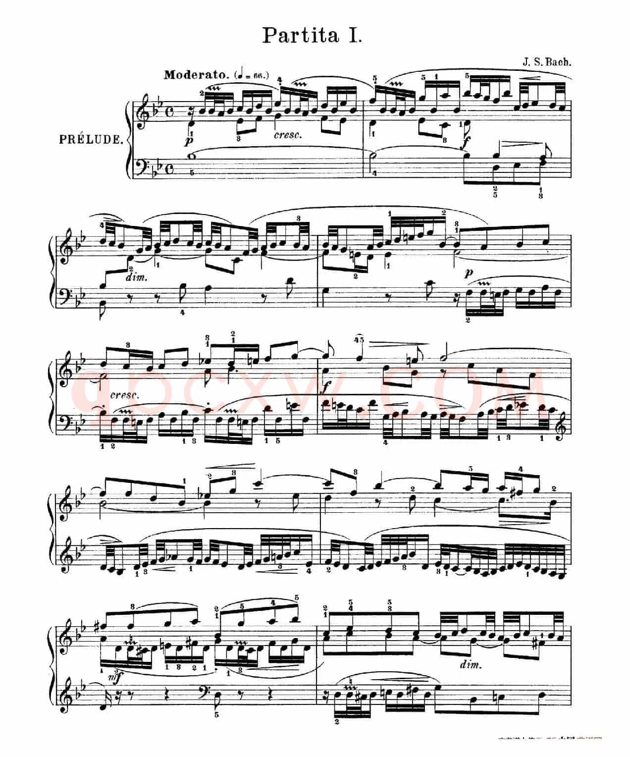 Six Partitas BWV 825-830(6首帕蒂塔·1)