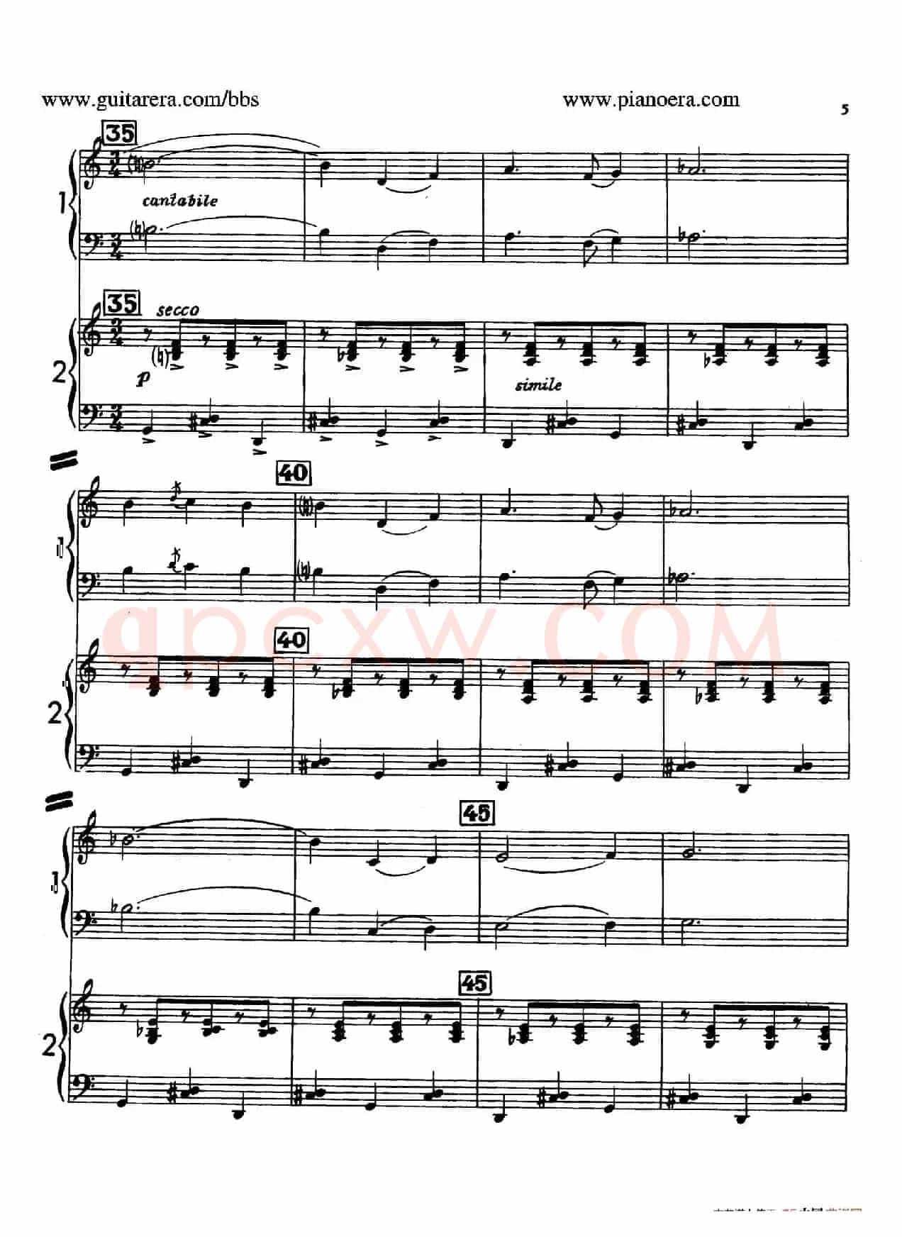 Sabre Dance(马刀舞曲)(双钢琴版)
