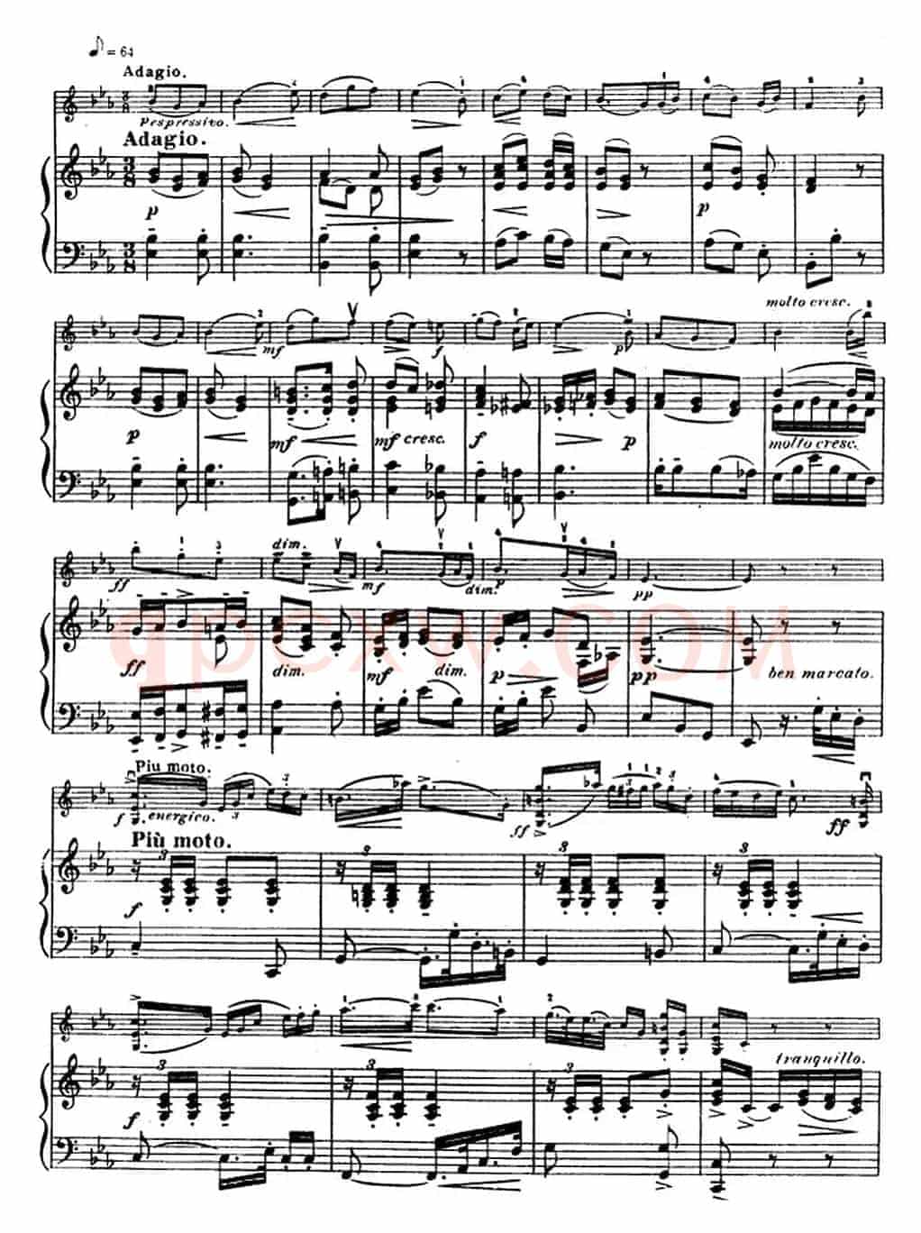 塞茨初级小提琴协奏曲Op.12（g小调学生协奏曲）