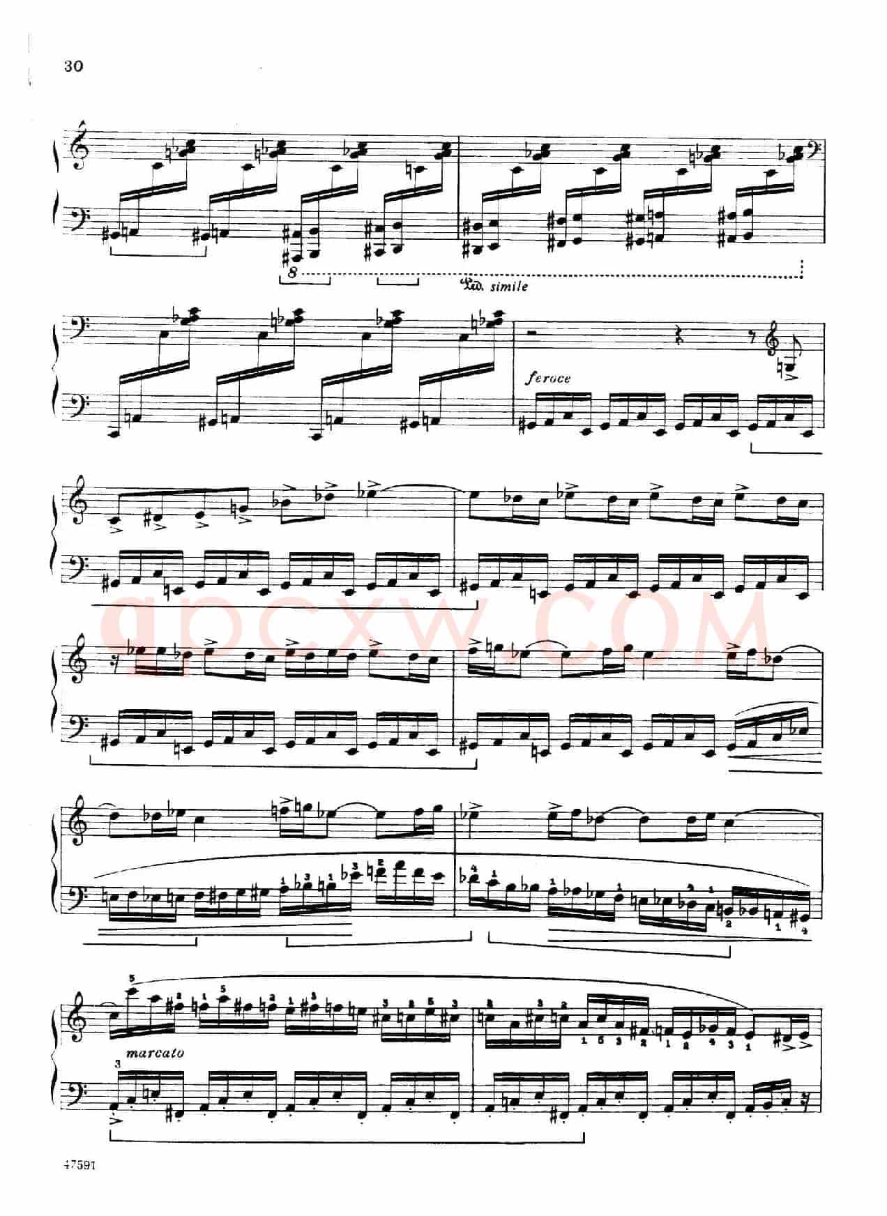 Piano Sonata in E-flat Major Op.95(降E大调钢琴奏鸣曲·Ⅲ)