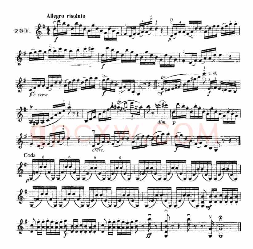 霍曼《小提琴基础教程》选曲：主题变奏曲（贝利尼歌剧《诺尔玛》选曲）