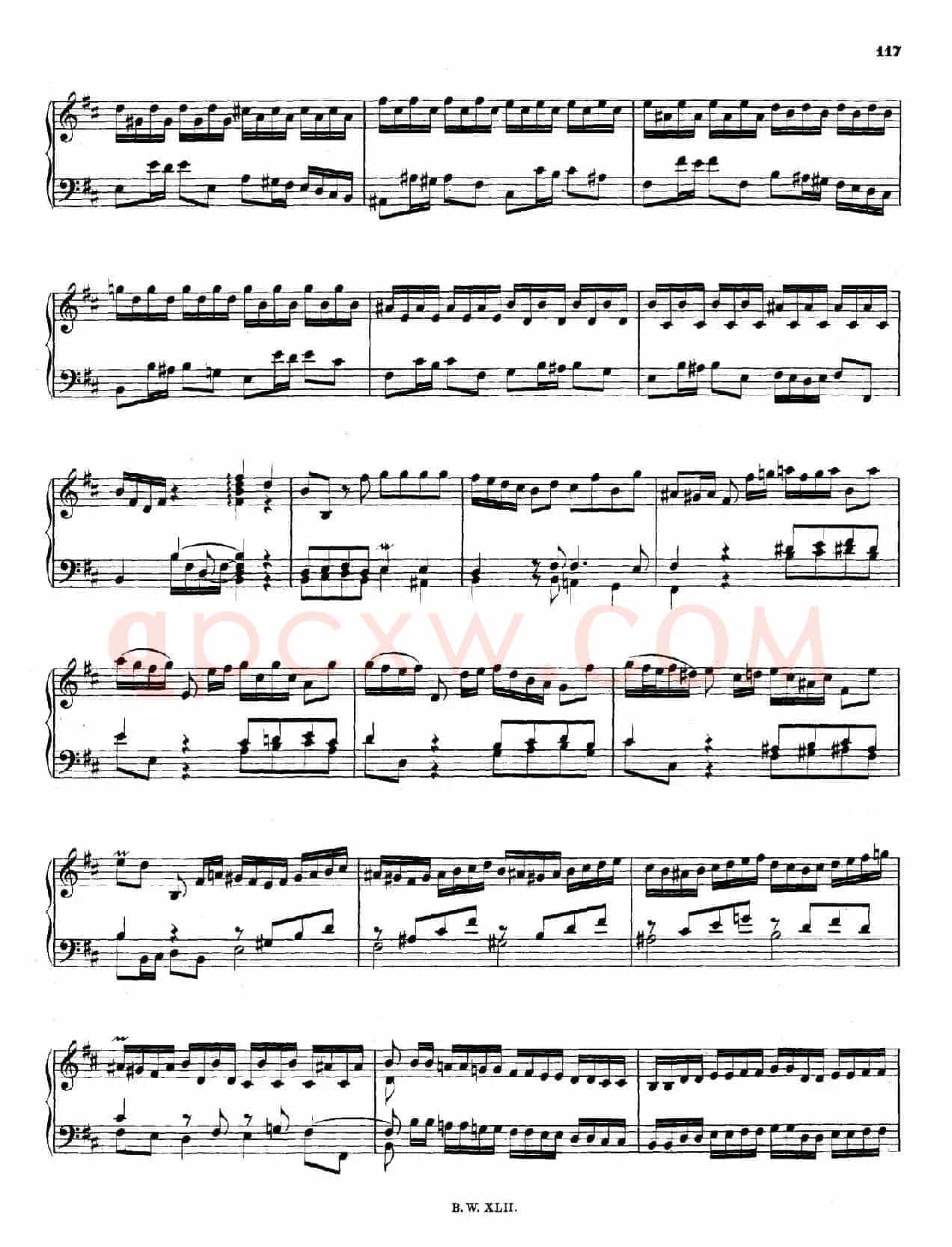 16 Concertos BWV 972-987（十六首为独奏古钢琴而作的协奏曲）（P51——60）