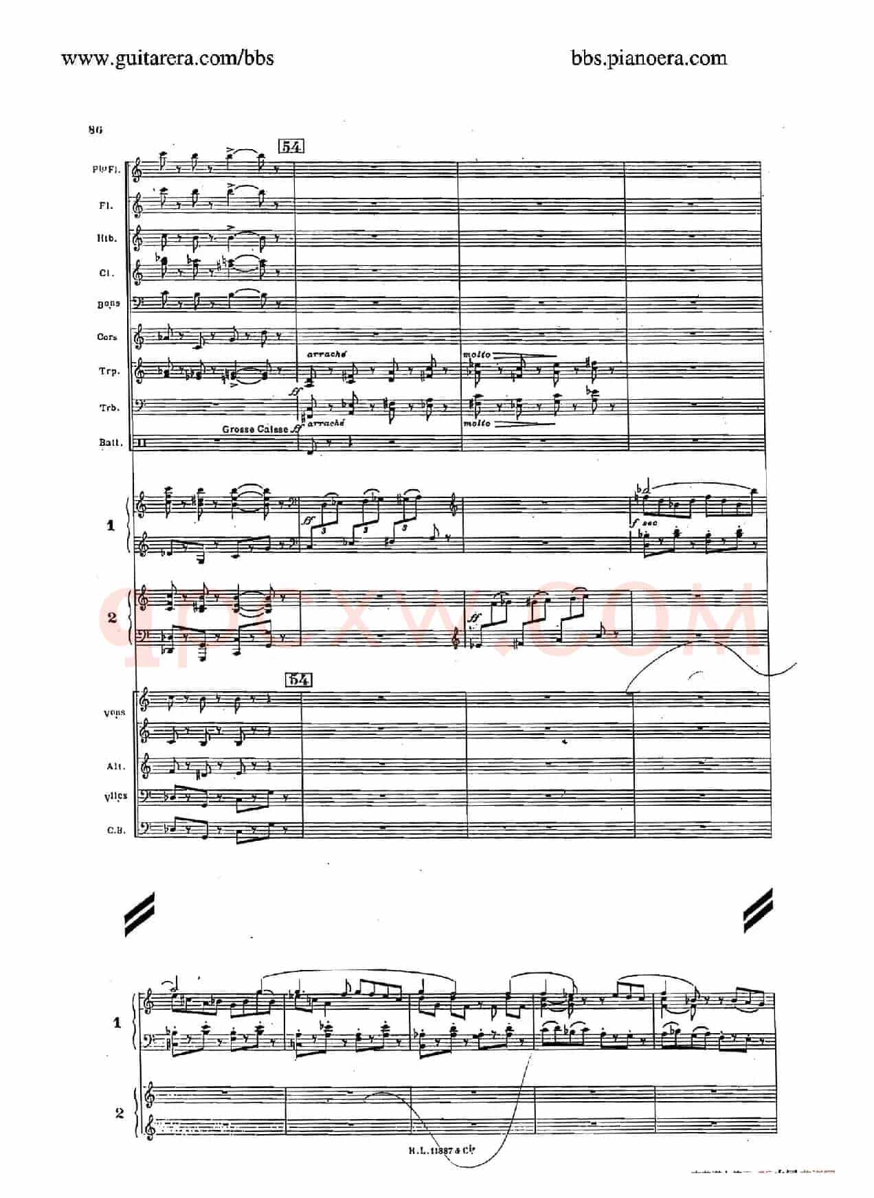 Concerto for 2 Pianos in d Minor(d小调双钢琴协奏曲·总谱)