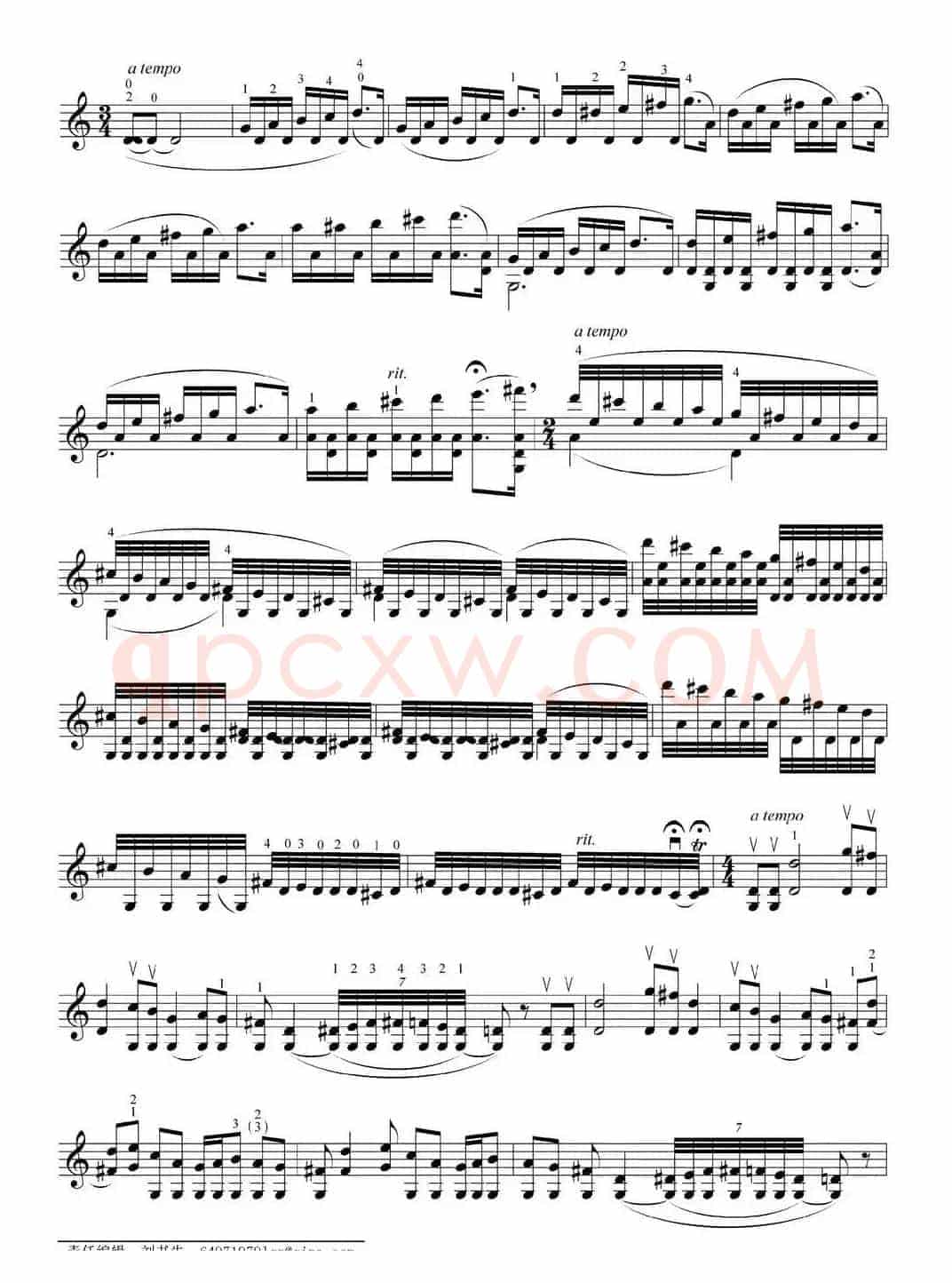 天府传奇（小提琴无伴奏独奏曲）