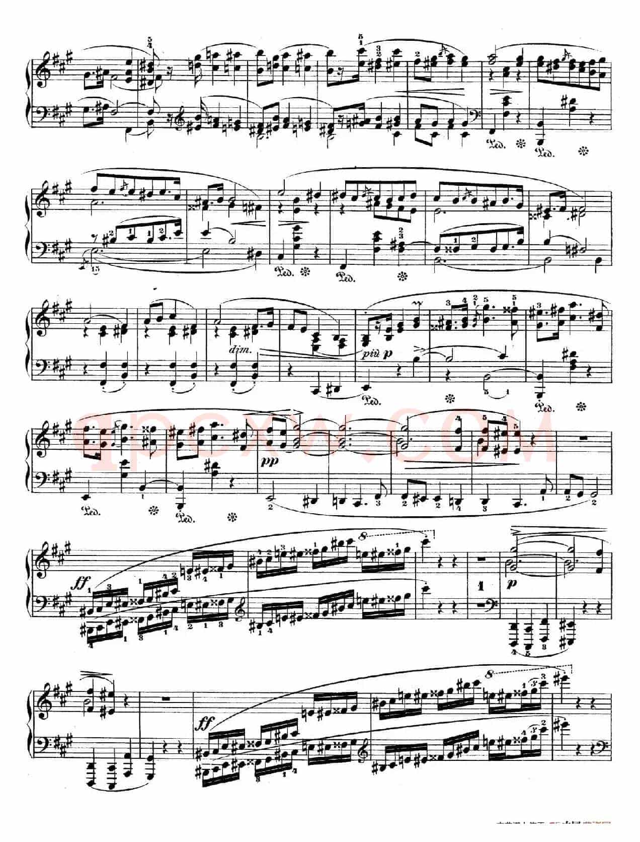 Polonaise in f-Sharp Minor Op.44(升f小调波兰舞曲)
