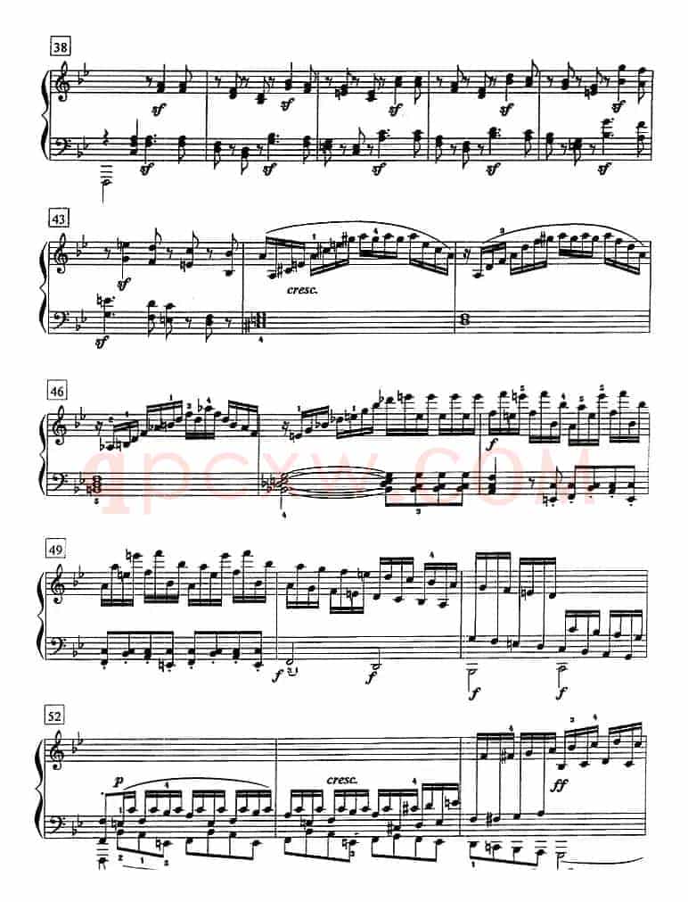 钢琴教程第七级 大型乐曲（降B大调奏鸣曲 Op.22 第一乐章）