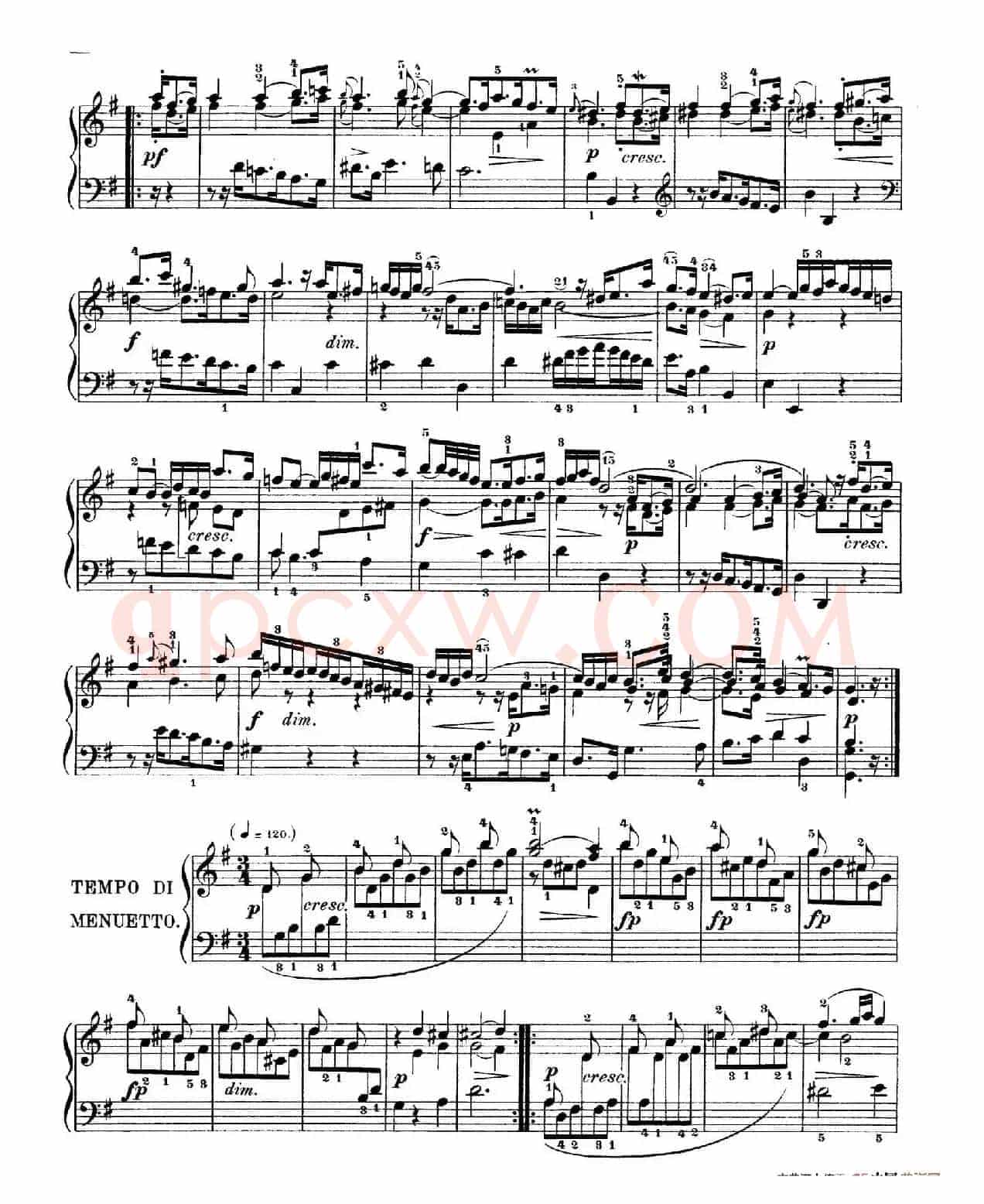 Six Partitas BWV 825-830(6首帕蒂塔·5)