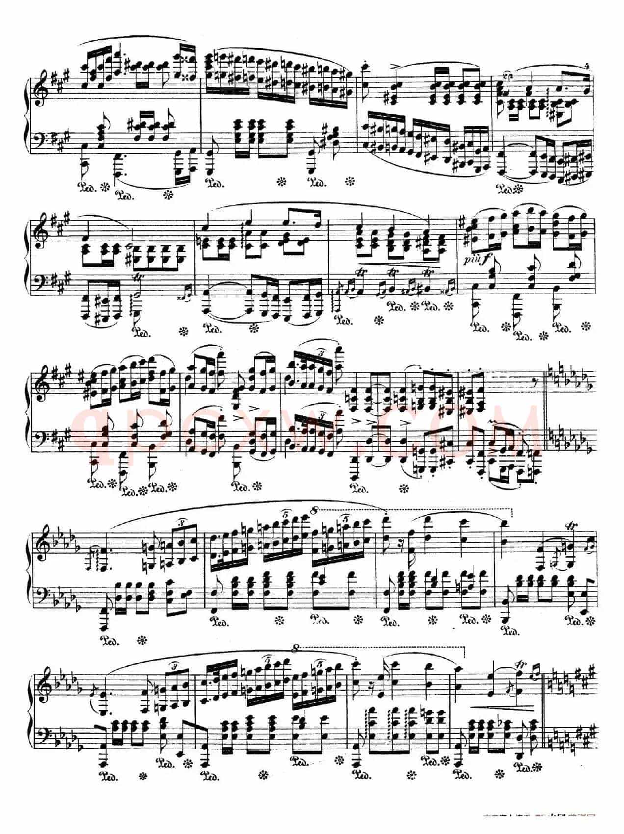 Polonaise in f-Sharp Minor Op.44(升f小调波兰舞曲)