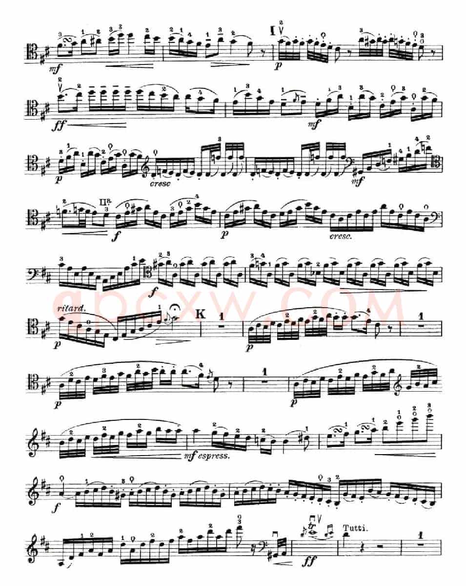 J. Haydn Concerto in D Major（海顿D大调大提琴协奏曲 [大提琴谱]）