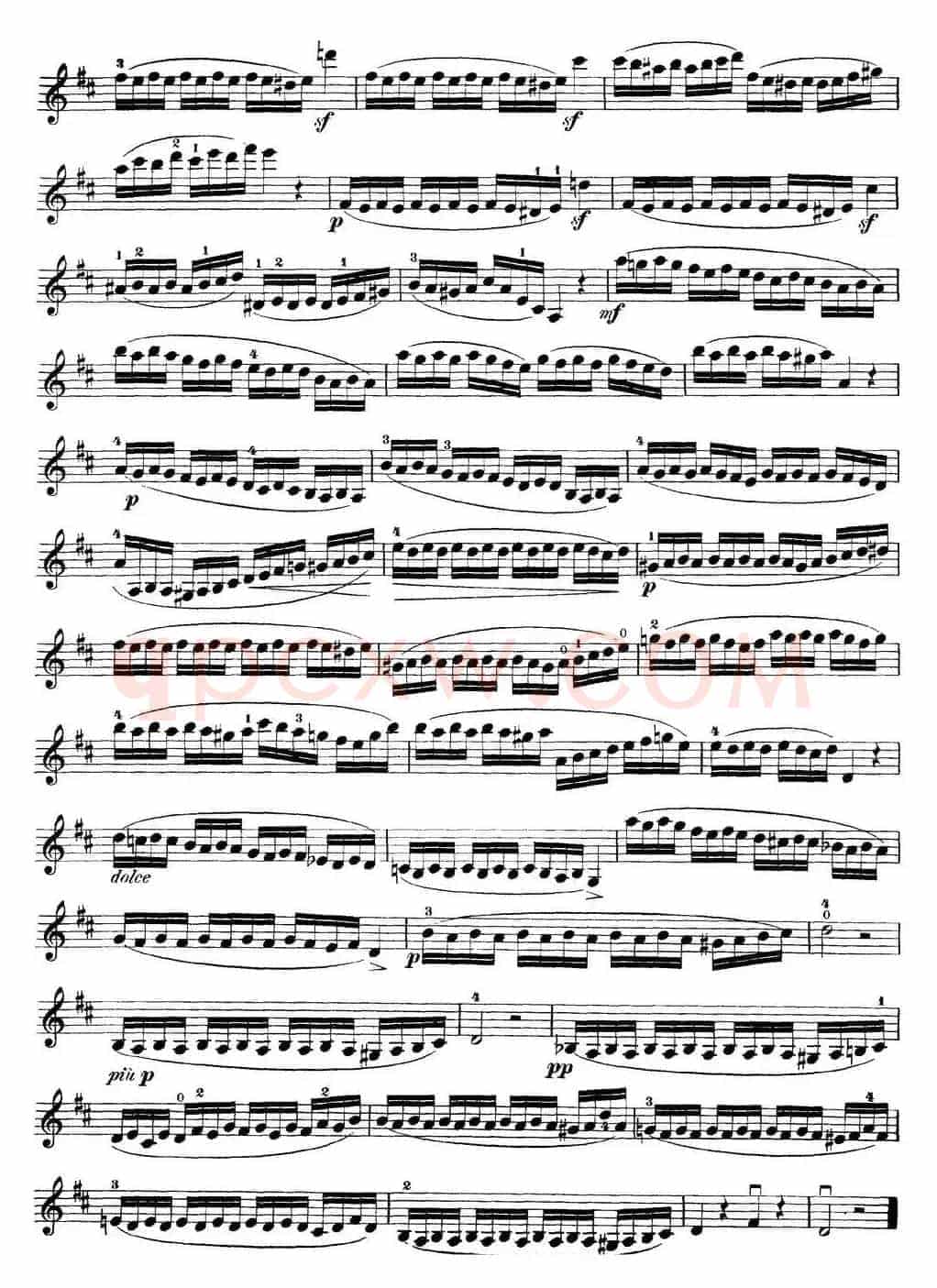 马扎斯小提琴练习曲 Op.36 第一册 特殊练习曲（13）