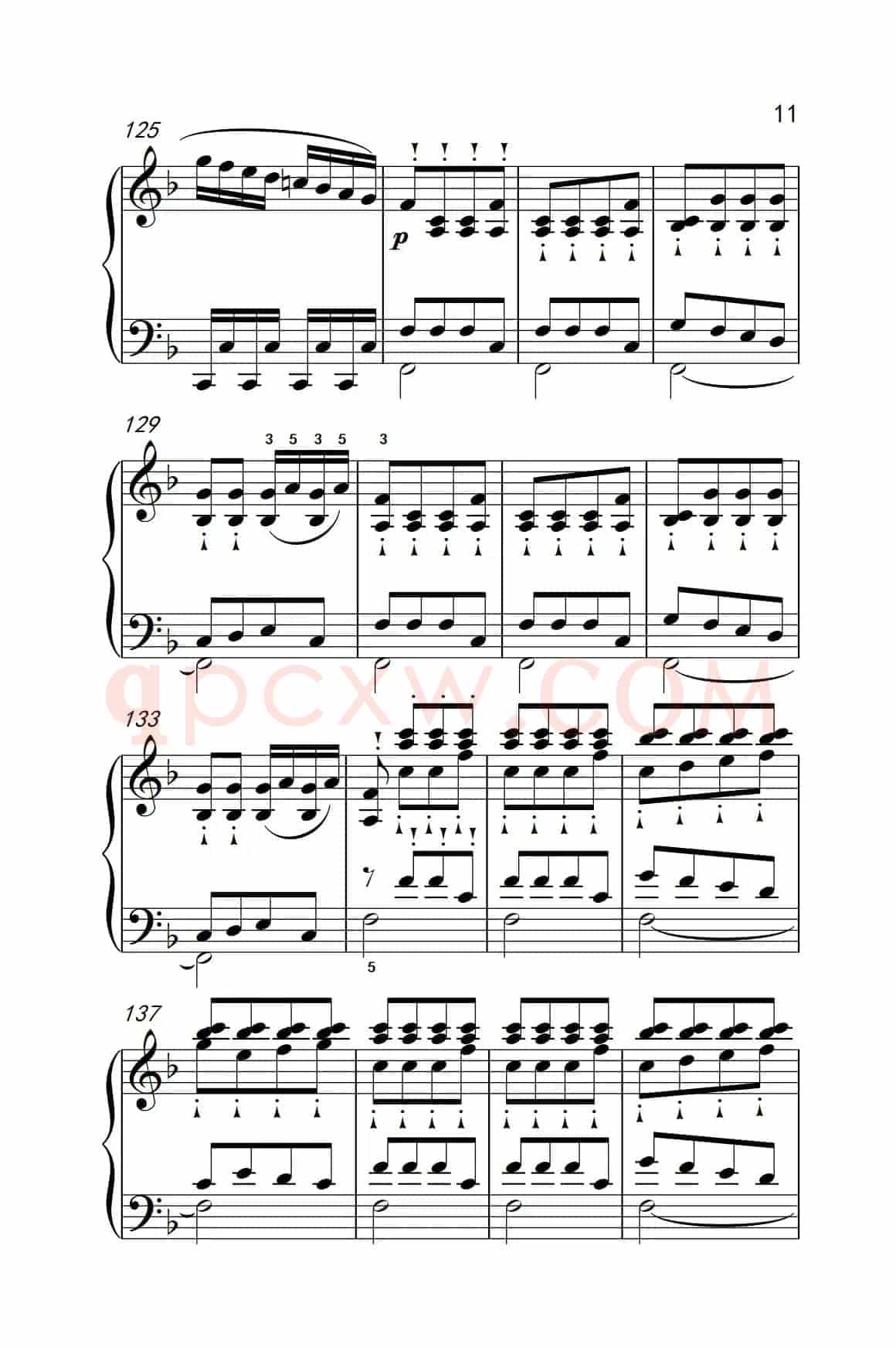 奏鸣曲 Opus 10 Nr.2 第三乐章（贝多芬奏鸣曲集 2）