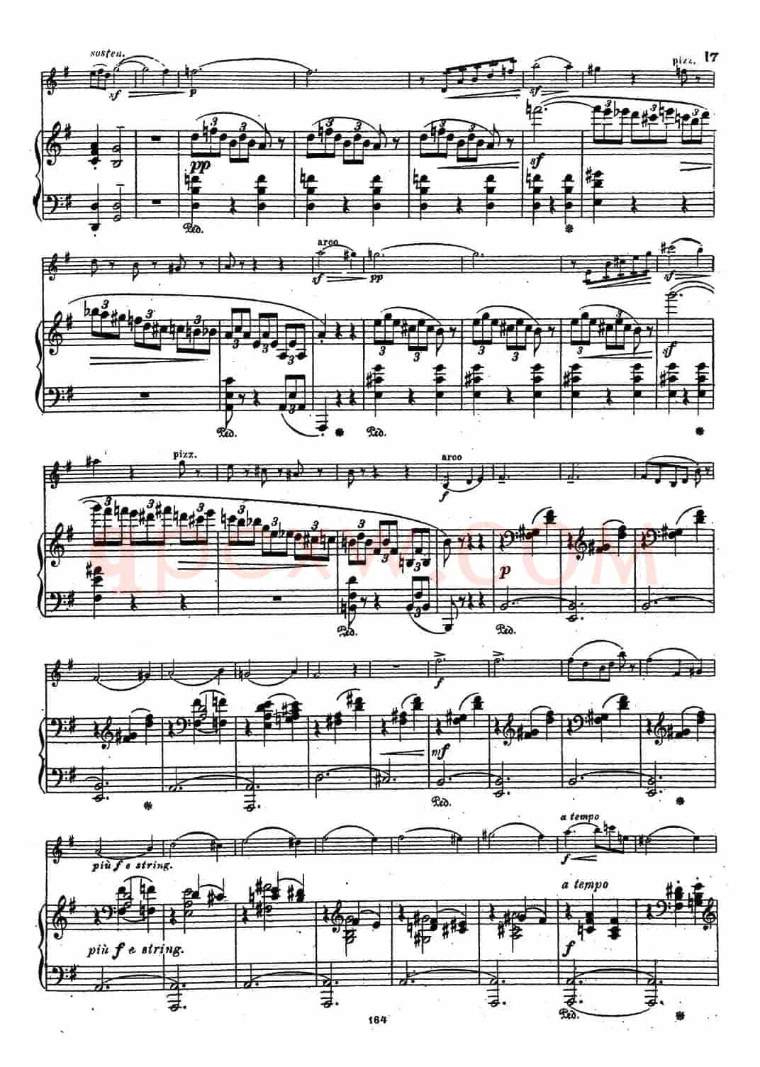VIOLIN SONATA No.2 in G major（G大调第二小提琴奏鸣曲）（Ⅱ）（小提琴+钢琴伴奏）