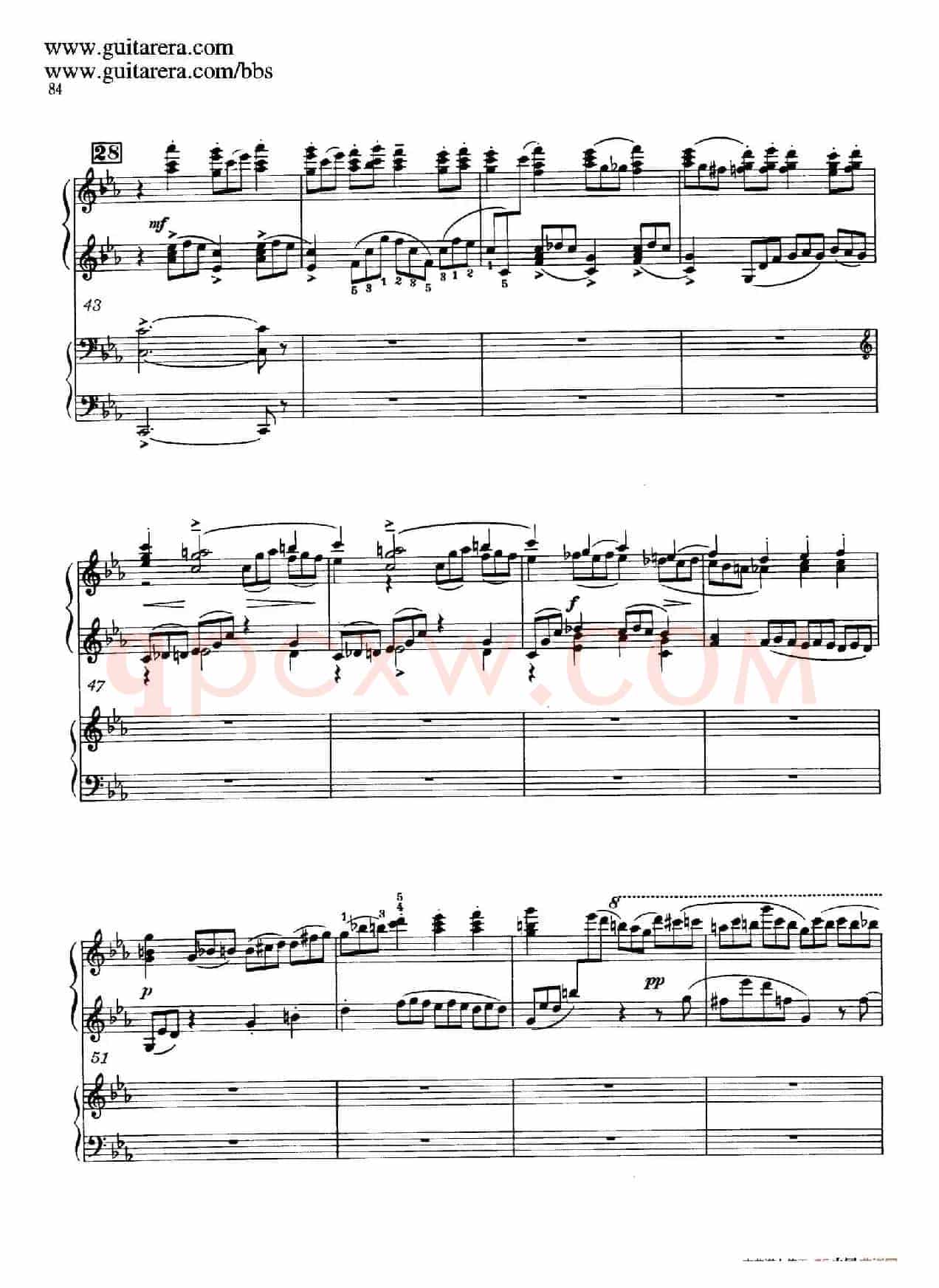 c小调第二钢琴协奏曲 Op.18(双钢琴·第三乐章)