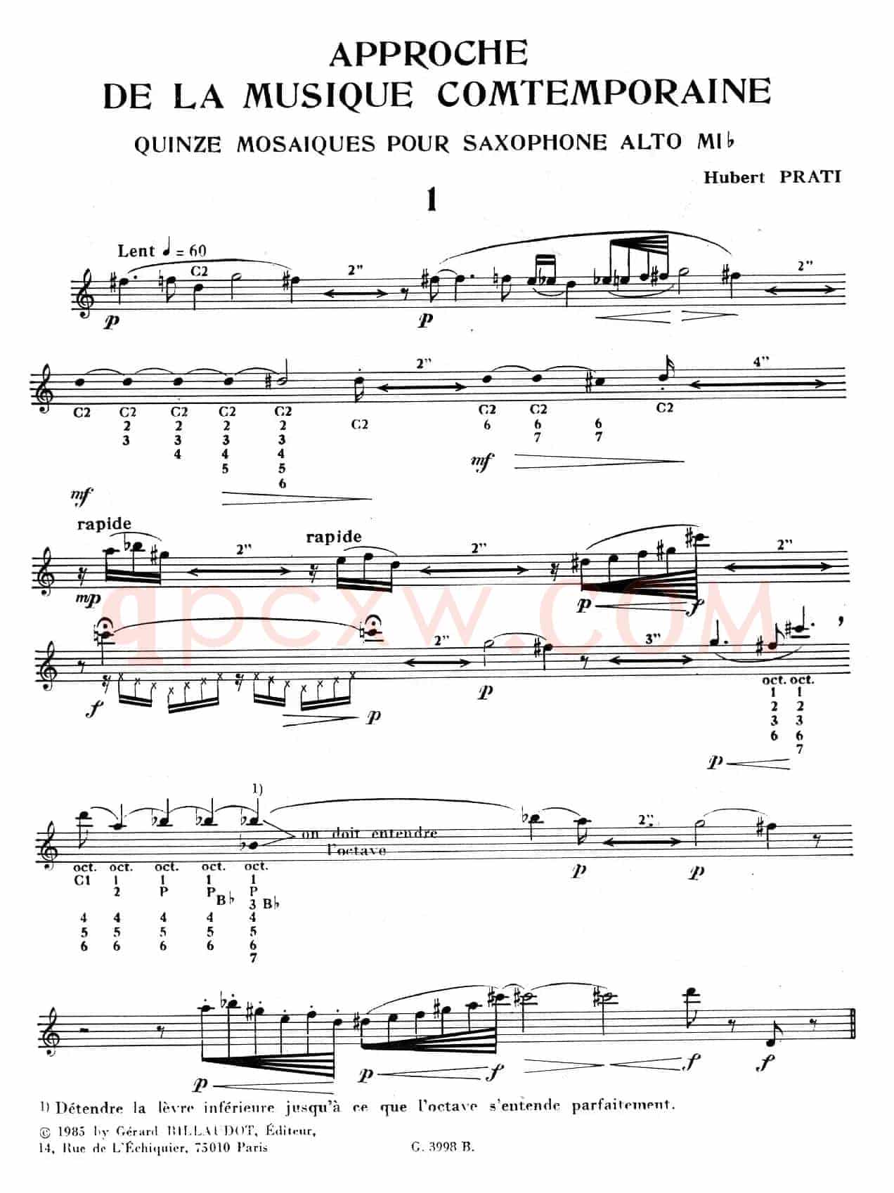 15首现代派练习曲（1）