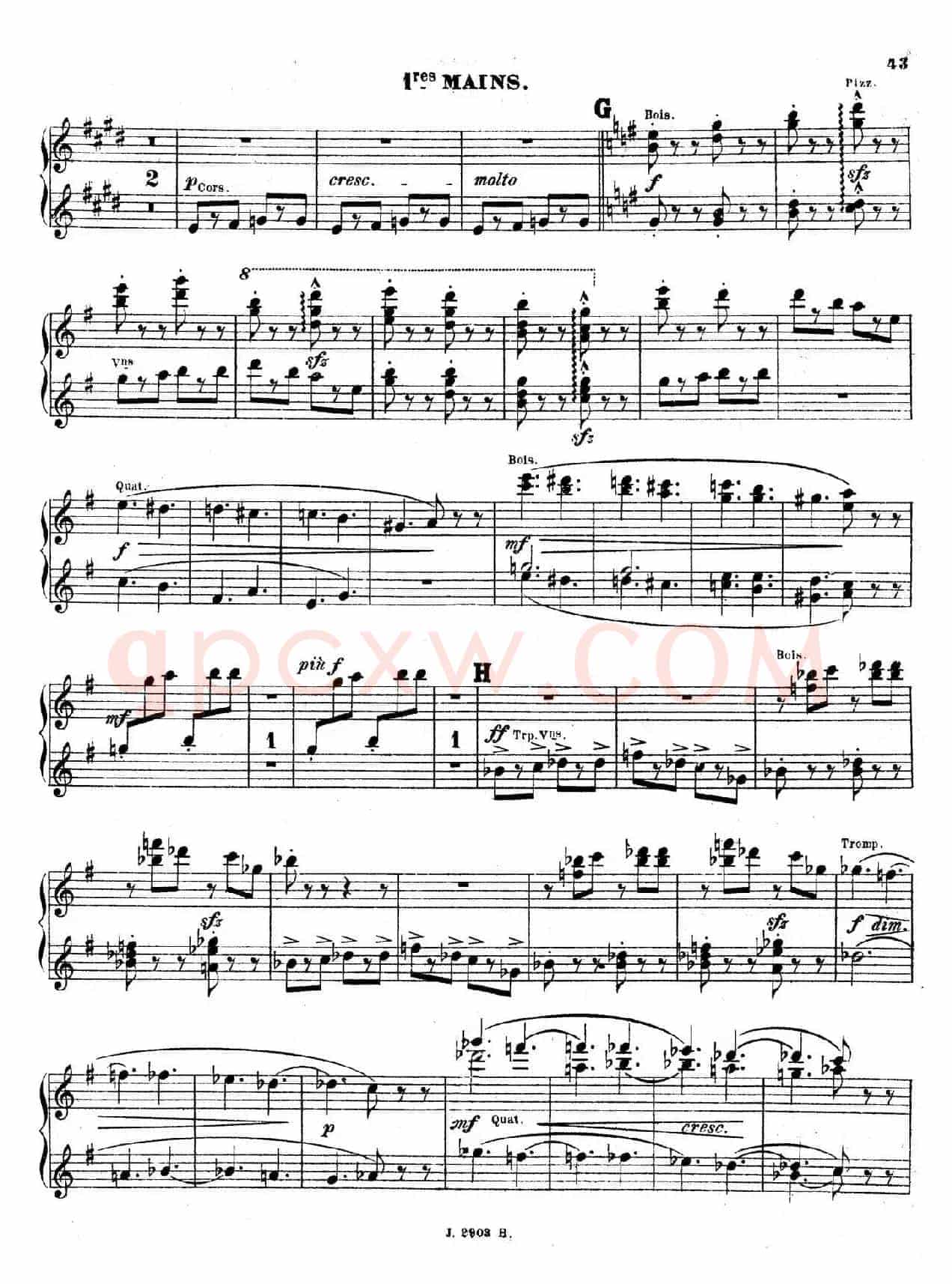 Symphony on a French Mountain Air Op.25(法国山歌交响曲·双钢琴·Ⅲ)