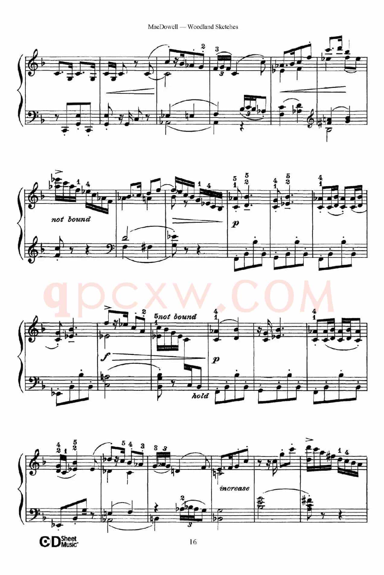 Woodland Sketches Op.51(森林素描·7)