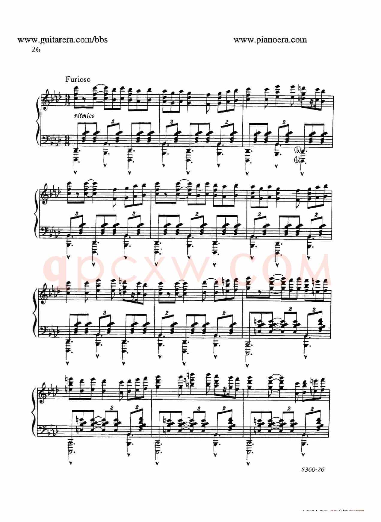 Fourth Piano Sonata S.360(第四钢琴奏鸣曲)