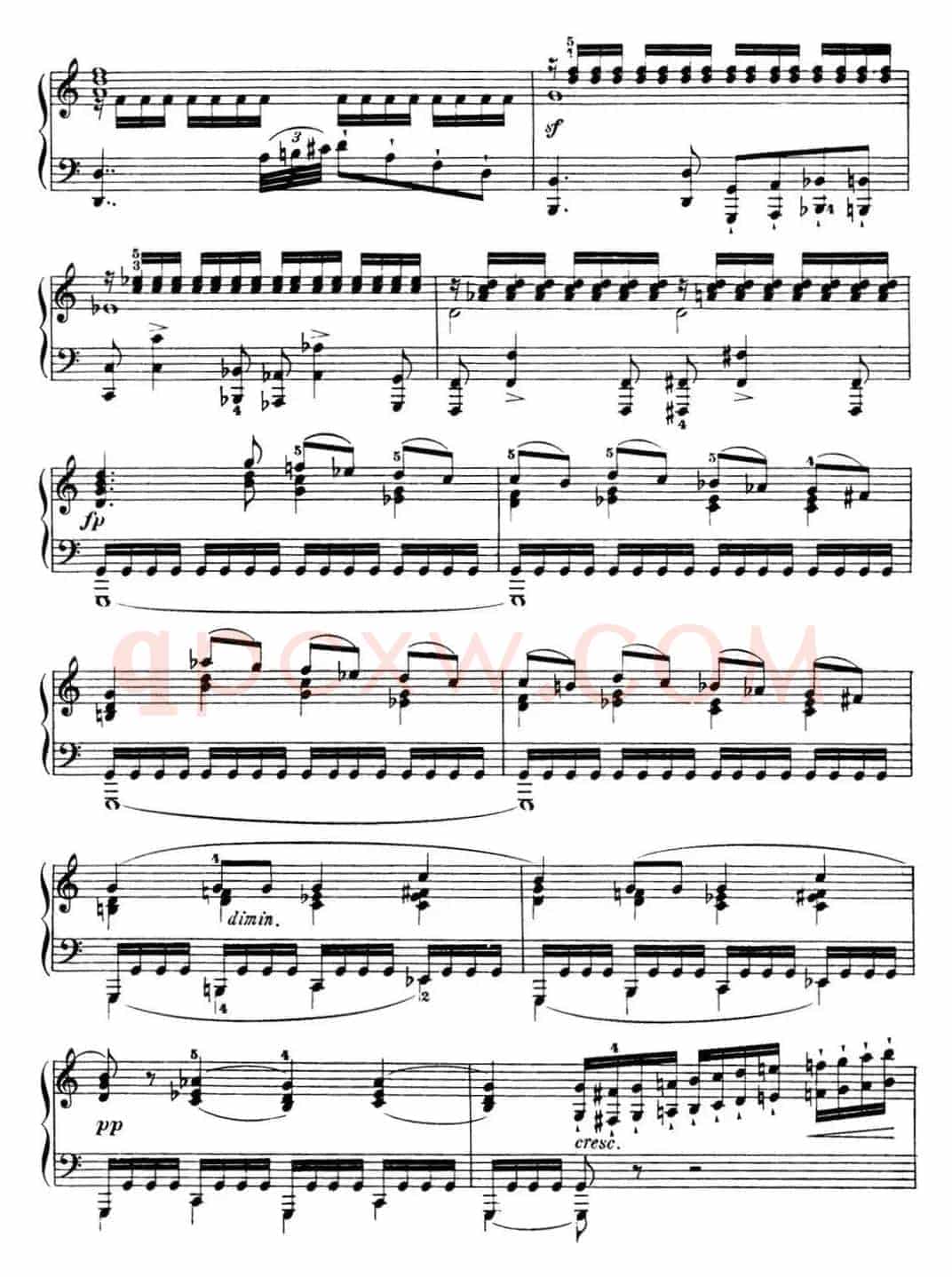 50首车尔尼Op.740钢琴手指灵巧技术练习曲（NO.32）