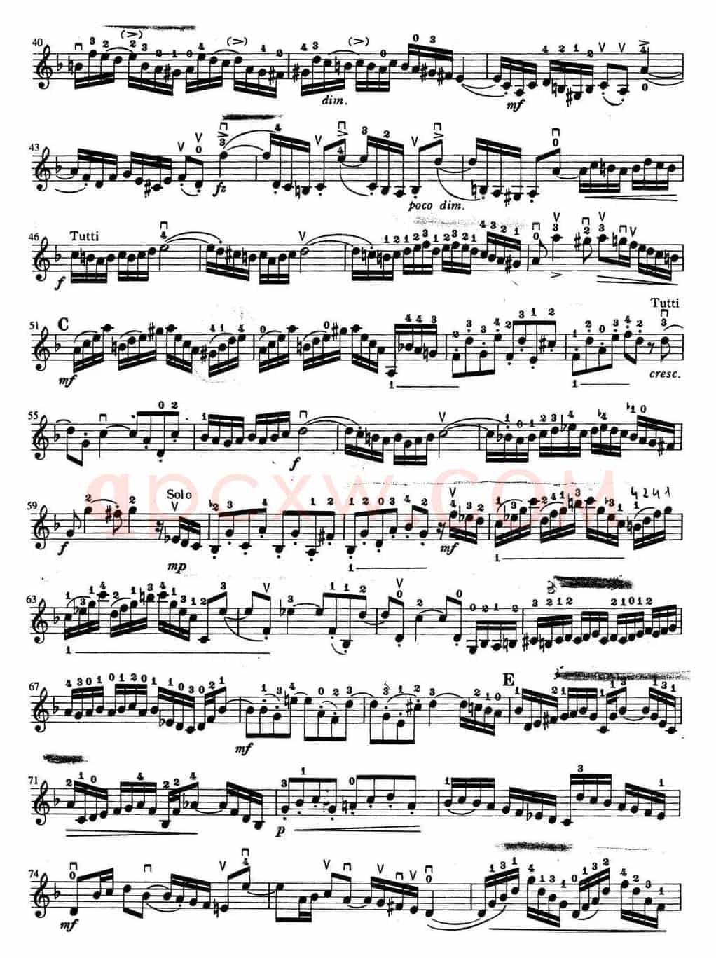 铃木小提琴教材第四册（Suzuki Violin School Violin Part VOLUME 4）