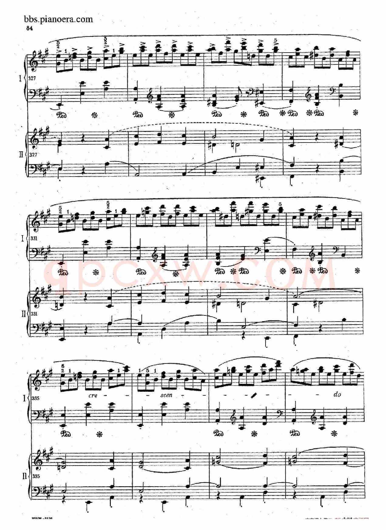 Grand Fantasy on Polish Airs Op.13(华丽的波兰民歌幻想曲·双钢琴版)