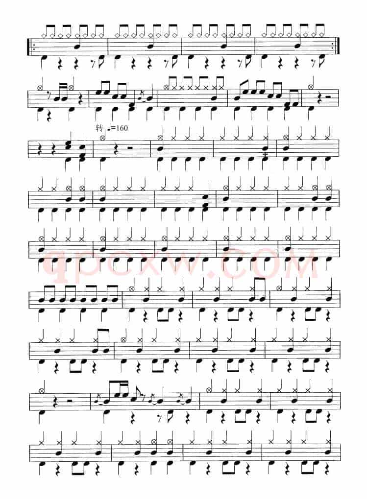 开场曲（鼓谱）