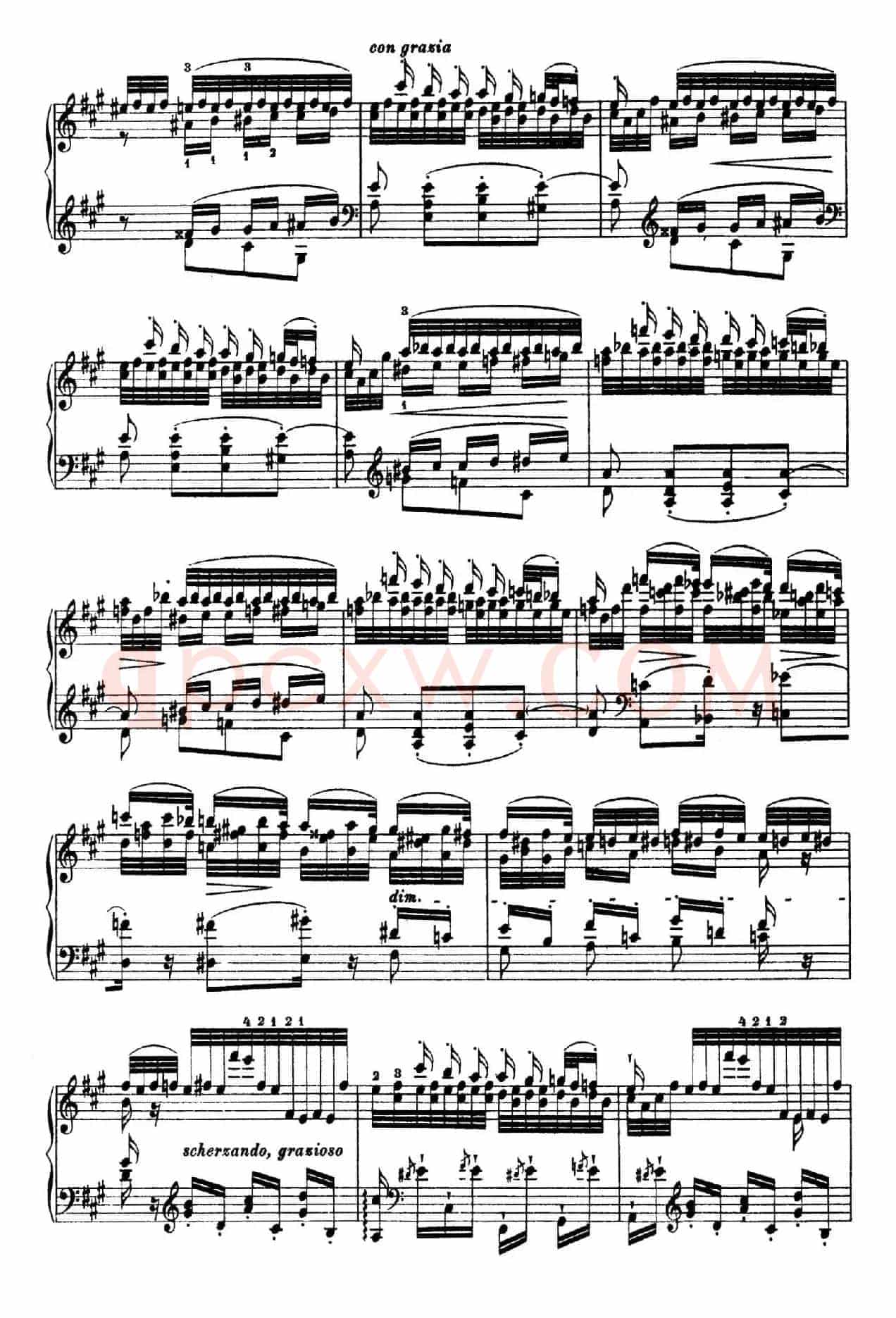 12 Etudes d'execution Transcendante S.139(12首超技练习曲·5)