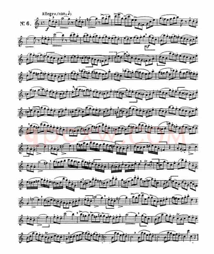 克劳斯古典萨克斯练习曲1-10